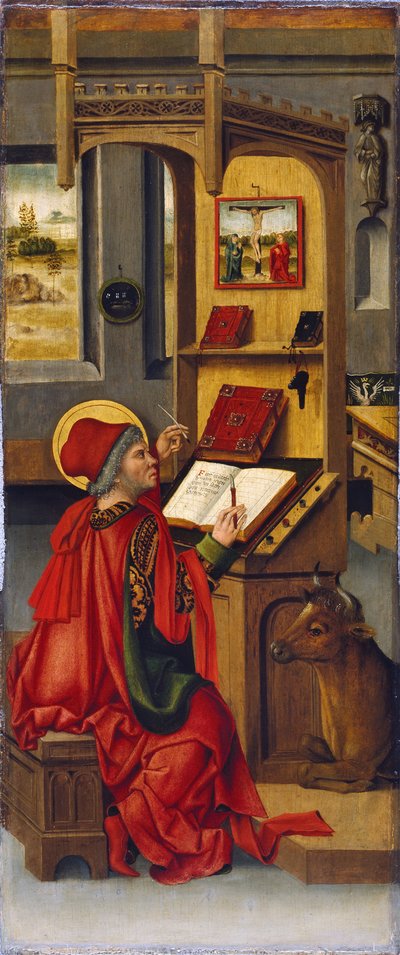 Pyhä Luukas evankelista, 1478 tekijältä Gabriel Mälesskircher