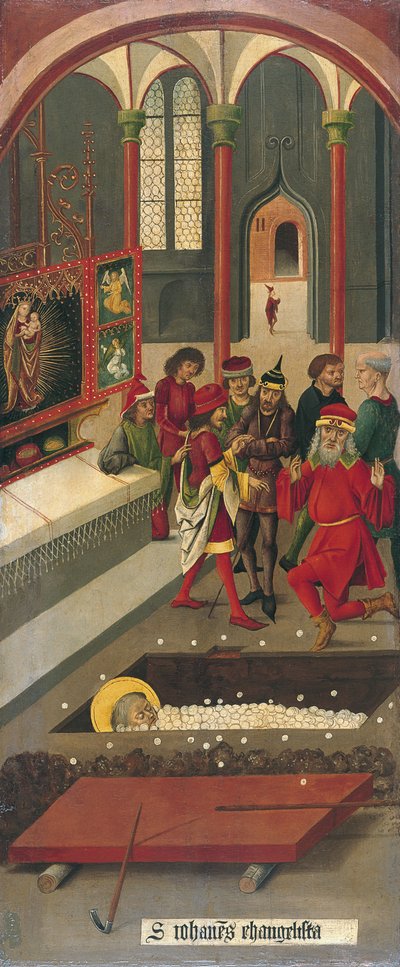 Isännän ihme Pyhän Johanneksen haudalla, 1478 tekijältä Gabriel Mälesskircher