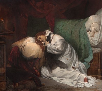 Pyhän Ludmillan marttyyrikuolema, 1864 tekijältä Gabriel Max