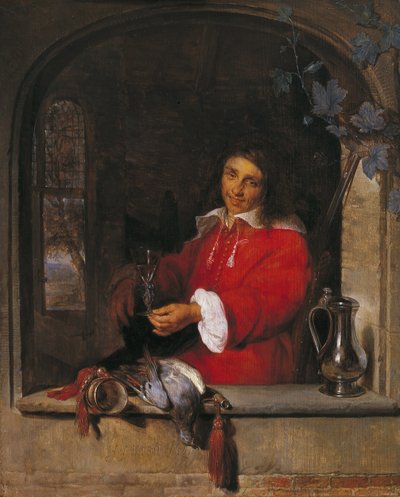 The Huntsman tekijältä Gabriel Metsu
