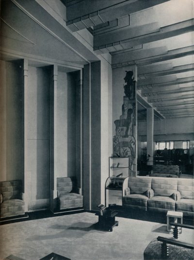 Corner of Shoe Salon, Roos Bros., San Francisco, 1930 tekijältä Gabriel Moulin