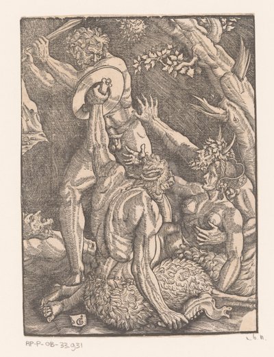 Hercules ja Kentaurit Labors of Hercules (sarjan nimi) tekijältä Gabriel Salmon