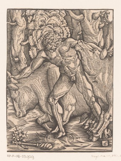 Hercules ja Geryonin karja Labors of Hercules (sarjan nimi) tekijältä Gabriel Salmon