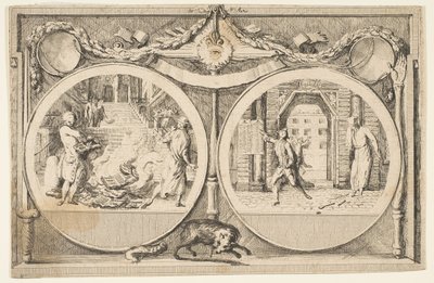 Jesuiittojen karkottaminen, 1761. tekijältä Gabriel de Saint Aubin