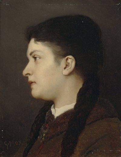tytön muotokuva tekijältä Gabriel von Max