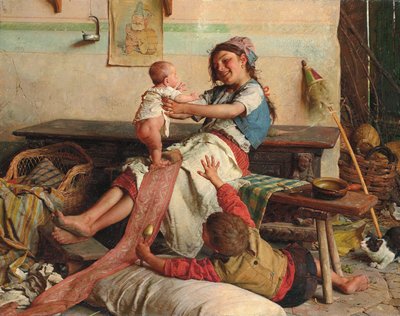 Veljellinen kiintymys; Veljellinen kiintymys, c. 1900 tekijältä Gaetano Chierici