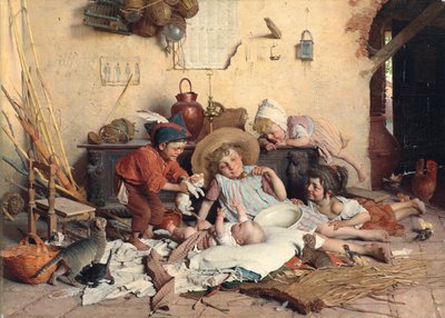 Pieni äiti, 1800-luvun toinen puoli. tekijältä Gaetano Chierici