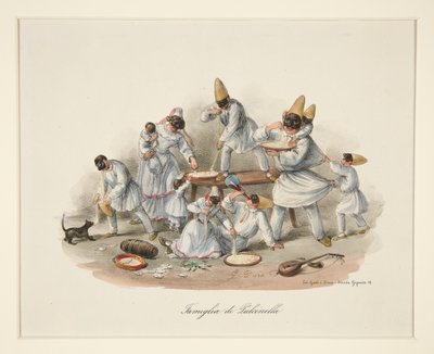 Pulcinella-perhe tekijältä Gaetano Dura