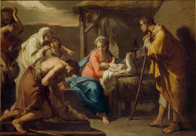 The Adoration of the Shepherd, post 1798 tekijältä Gaetano Gandolfi