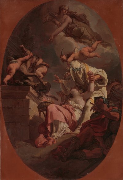 Iphigenian uhri, 1789. tekijältä Gaetano Gandolfi