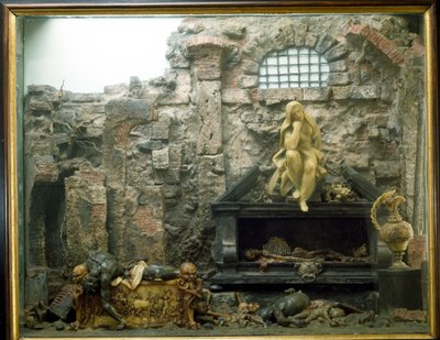 Theatre of Death: Vanitas (sekoitettu media) tekijältä Gaetano Giulio Zumbo