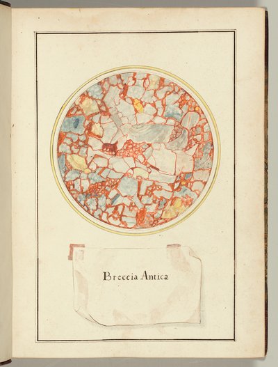 Breccia Antica, eri kivilajeista, Italiaa tekijältä Gaetano Piccini
