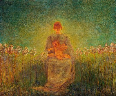 Liljojen Madonna tekijältä Gaetano Previati