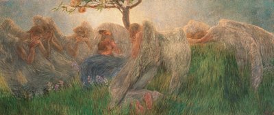 Äitiys, 1890-1891. tekijältä Gaetano Previati