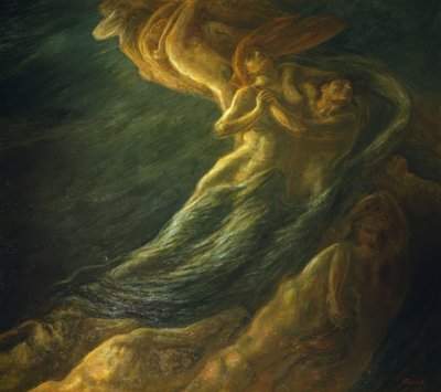 Paolo ja Francesca tekijältä Gaetano Previati