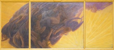 Enkelien lankeemus, n. 1913, Gaetano Previati (öljy kankaalle) tekijältä Gaetano Previati