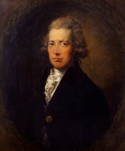 William Pitt (öljy kankaalle) tekijältä Gainsborough Dupont