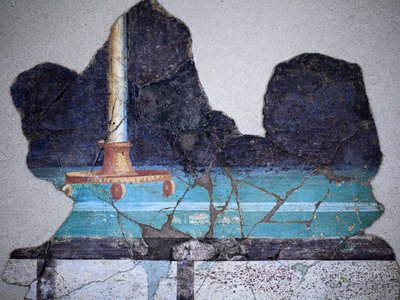 Roomalainen seinämaalaus tekijältä Gallo-Roman