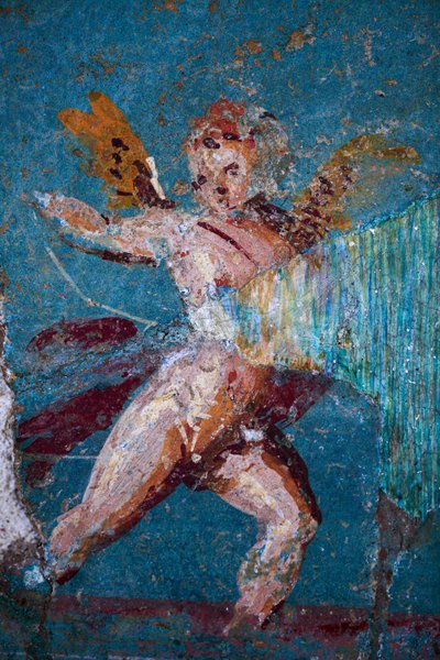 Roomalainen seinämaalaus tekijältä Gallo-Roman