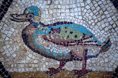 Roomalainen mosaiikki tekijältä Gallo-Roman Gallo-Roman