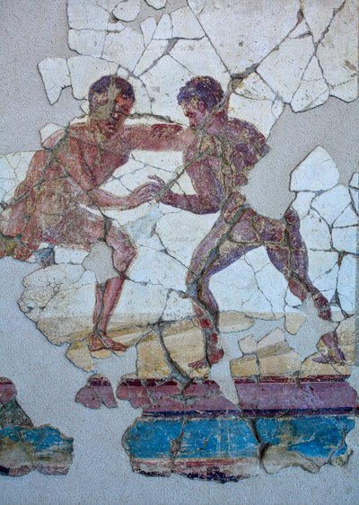 Roomalainen seinämaalaus tekijältä Gallo-Roman Gallo-Roman