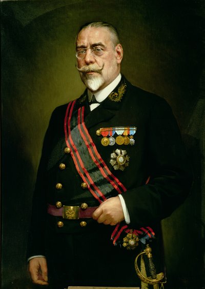 Manuel Allende Salazarin (1865-1923) muotokuva (öljy kankaalle) tekijältä Gamoral