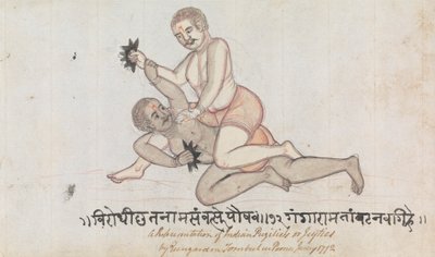 Two Jeyties Wrestling tekijältä Gangaram Chintaman Tambat