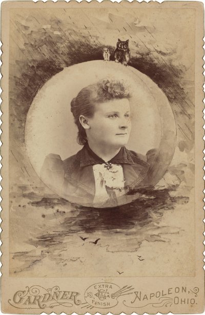 Naisen muotokuva,1890-luku (valokuva) tekijältä Gardner Studio