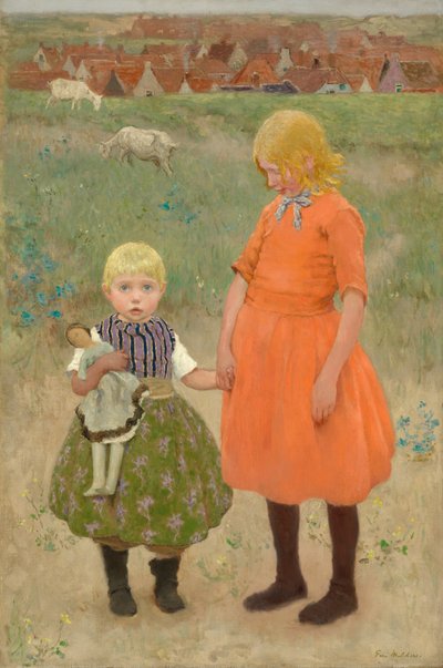Sisaret, c. 1895. tekijältä Gari Melchers