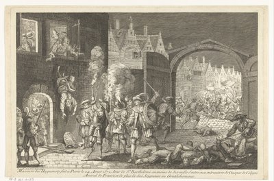 Bartholomeusnacht, 1572 tekijältä Gaspar Bouttats
