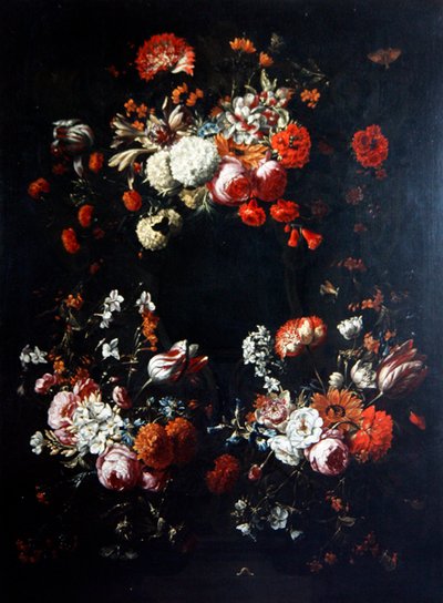 A Flower Piece (öljy kankaalle) tekijältä Gaspar Pieter II Verbruggen