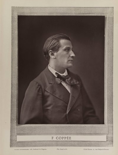 Runoilija François Coppéen muotokuva 1842-1908, n. 1875. tekijältä Gaspard Félix Nadar