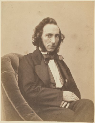 Viulisti ja säveltäjä Ernesto Camillo Sivorin muotokuva 1815-1894, 1854-1855. tekijältä Gaspard Félix Nadar