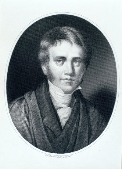 Sir John Herschel, tähtitieteilijä ja tiedemies, 1810-luku tekijältä Gaspare Gabrielli