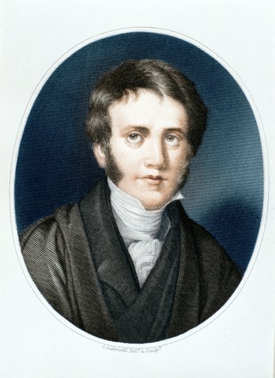 Sir John Herschel, tähtitieteilijä ja tiedemies, 1810-luku tekijältä Gaspare Gabrielli