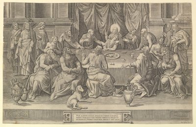 Viimeinen ehtoollinen, 1564. tekijältä Gaspare Osello