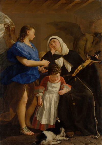 Saint Margaret of Cortona, n. 1758. tekijältä Gaspare Traversi
