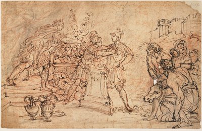 Mucius Scaevola Ennen Porsenaa tekijältä Gasparo Diziani