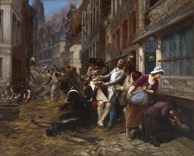 Lillen piirityksen jakso, 1792, 1891. tekijältä Gaston Theodore Melingue
