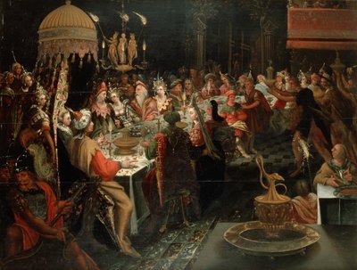 Belsassarin juhla 1600-10 tekijältä Gdansk School