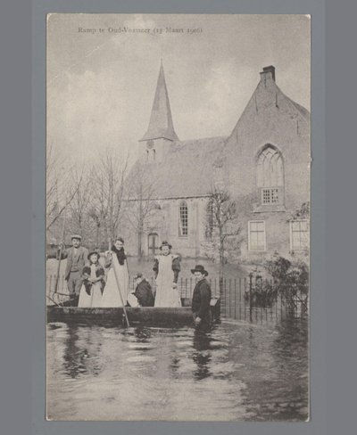 Katastrofi Oud-Vossemeerissa 13. maaliskuuta 1906 tekijältä Gebroeders van Straaten