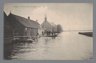 Katastrofi Oud-Vossemeerissa 13. maaliskuuta 1906 tekijältä Gebroeders van Straaten