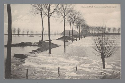 Katastrofi Oud-Vossemeerissa 13. maaliskuuta 1906 tekijältä Gebroeders van Straaten