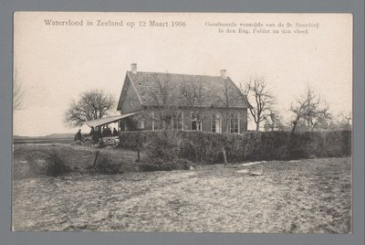 Tulva Zeelandissa 12. maaliskuuta 1906 tekijältä Gebroeders van Straaten