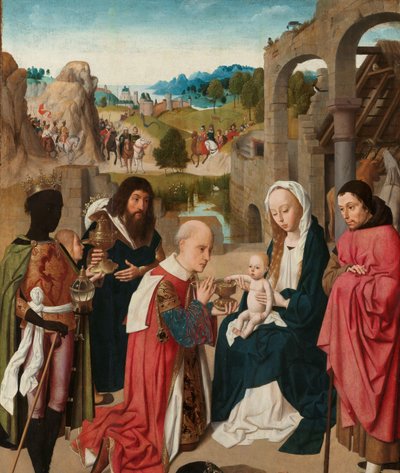 Maagien palvonta tekijältä Geertgen Tot sint Jans