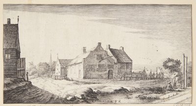 Domhuset i Ouderkerk aan de Amstel tekijältä Geertruyt Roghman