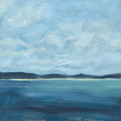 Merimaisema, 2016 (öljy kankaalle) tekijältä Genevieve French
