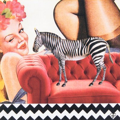ZigZagZebra (kollaasi) tekijältä Genevieve French
