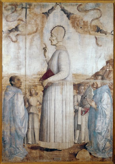 Lawrence Giustiniani tai Lorenzo Giustiniani (tempera puulla tekijältä Gentile Bellini