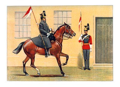 16th Queens Lancers, 1890. tekijältä Geoffrey Douglas Giles